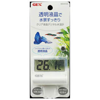 GEX AQUA HEATER クリア液晶デジタル水温計