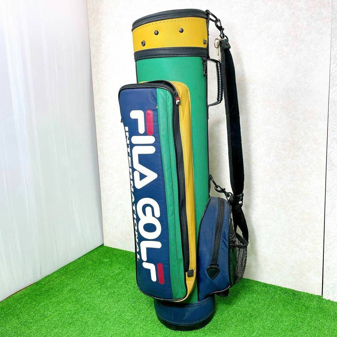 FILA(フィラ)の美品！軽量！フィラゴルフ FILA GOLF キャディバッグ 男女兼用 スポーツ/アウトドアのゴルフ(バッグ)の商品写真