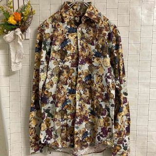 ザラ(ZARA)のZARAMAN⭐️総柄⭐️花柄⭐️長袖シャツ⭐️(シャツ)