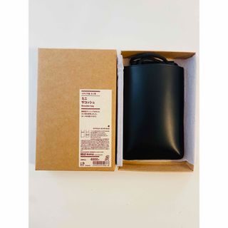 MUJI (無印良品) - 無印良品　イタリア産　ヌメ　革　ミニ　サコッシュ　黒　カード