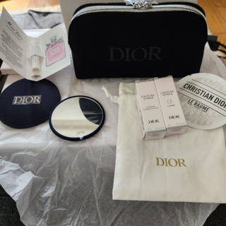 クリスチャンディオール(Christian Dior)の【新品未使用】ノベルティ　ポーチ黒(ポーチ)