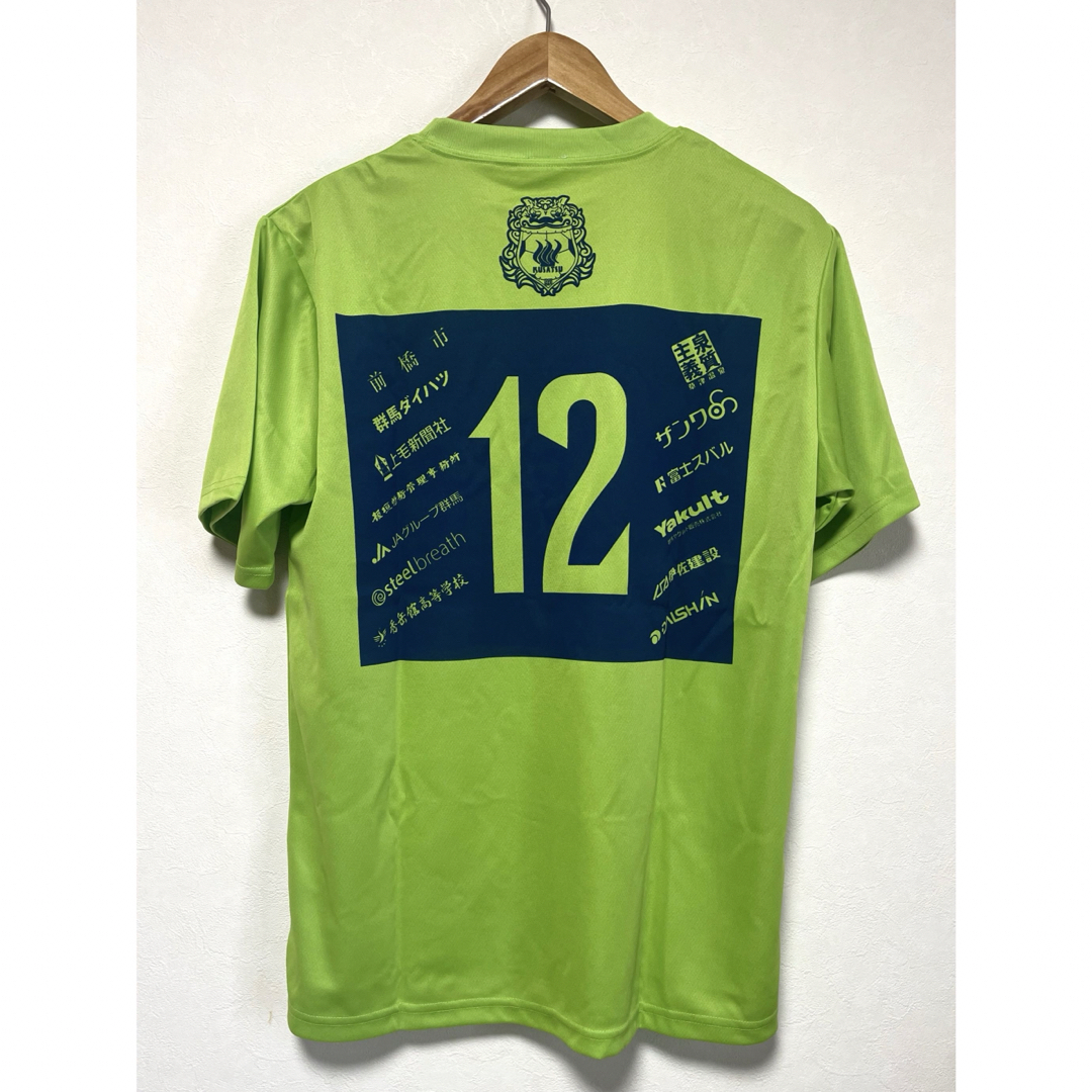 ザスパクサツ群馬Ｔシャツ (古着) 半袖 Ｌ スポーツ/アウトドアのサッカー/フットサル(ウェア)の商品写真