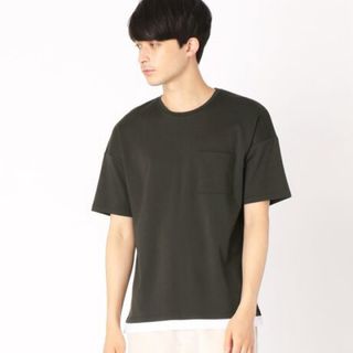 コムサメン(COMME CA MEN)のコムサイズメンズ　フェイクレイヤードＴシャツ(シャツ)