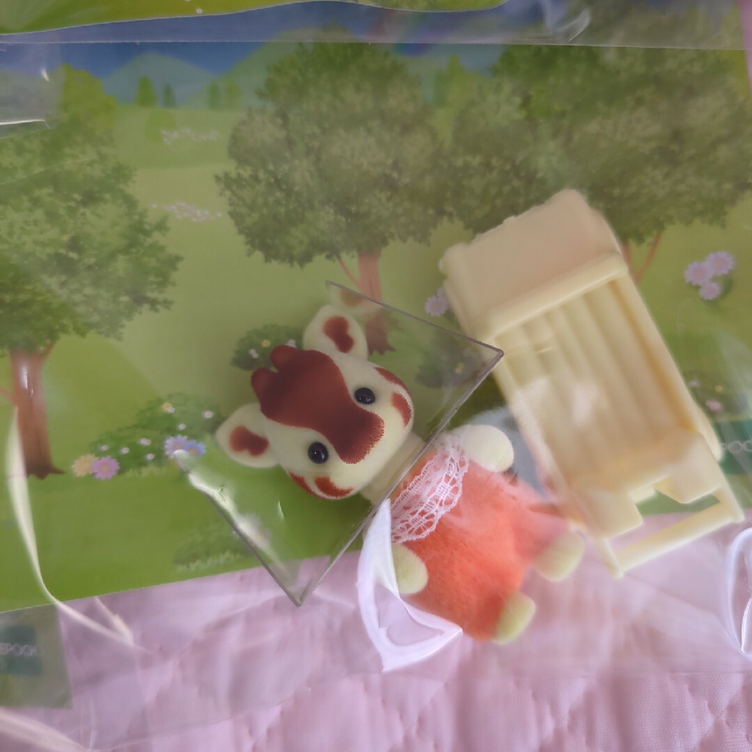 シルバニアファミリー(シルバニアファミリー)のキリン 6袋セット 赤3 オレンジ3 シルバニア シルバニアファミリー エンタメ/ホビーのおもちゃ/ぬいぐるみ(キャラクターグッズ)の商品写真