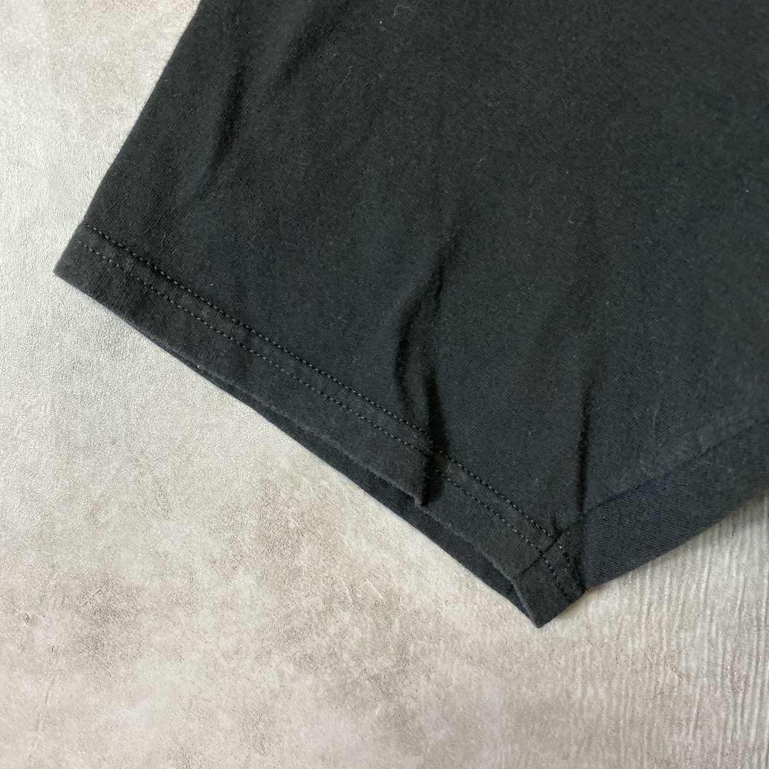 STUSSY(ステューシー)の【背面ビッグロゴプリント】stussy古着Tシャツ黒ブラックMストリート半袖 メンズのトップス(Tシャツ/カットソー(半袖/袖なし))の商品写真