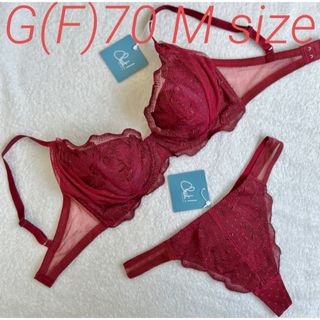 シュットインティメイツ(Chut! INTIMATES)のchut!  レッド シアーライト G70 ストリングM未使用新品 未試着(ブラ&ショーツセット)