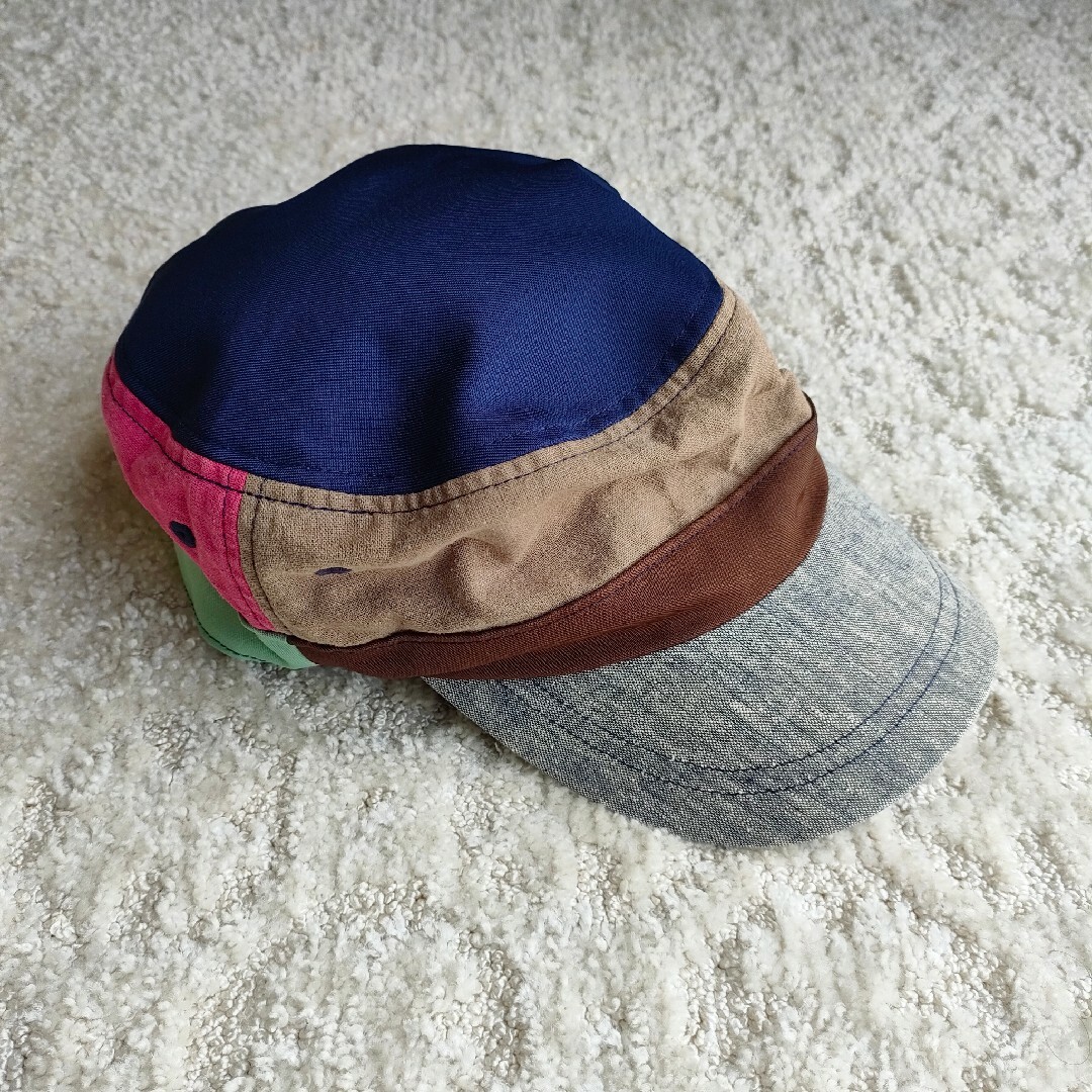 MANASTASH(マナスタッシュ)のMANASTASH　切り替えワークキャップ　クレイジーカラー　キャンプ メンズの帽子(キャップ)の商品写真
