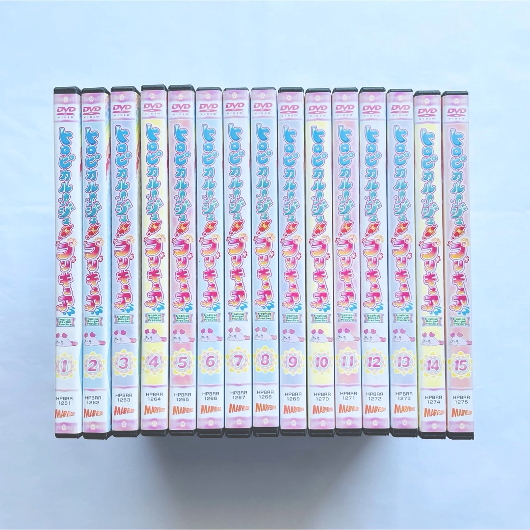 新品ケース付き】トロピカルージュプリキュア アニメ DVD 全15巻 新品ケース付き】トロピカルージュプリキュア アニメ DVD 全15巻