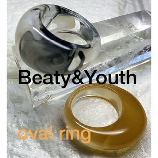 BEAUTY&YOUTH  oval  ring 2p set