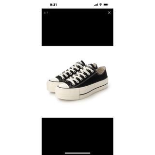 コンバース(CONVERSE)の新品未使用CONVERSE 厚底 ALL STAR ローカット(スニーカー)