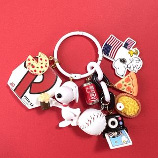 スヌーピー(SNOOPY)のじゃらじゃらキーホルダー🍺乾杯〜‼︎最高〜🥳(キーホルダー/ストラップ)