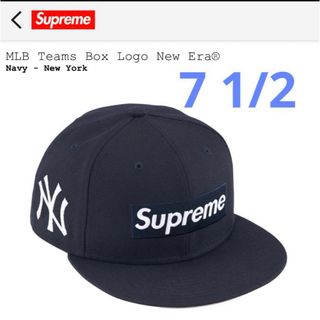 シュプリーム(Supreme)のSupreme MLB teams logo new era 7 1/2 新品(キャップ)