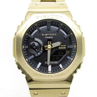 カシオ(CASIO)のCASIO (カシオ) 腕時計 G-SHOCK GM-B2100GD-9AJF フルメタル ソーラー 美品【中古】(腕時計(アナログ))