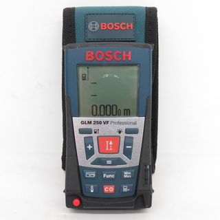 ボッシュ(BOSCH)のBOSCH ボッシュ レーザー距離計 測定範囲350m ソフトケース付 GLM250VF 中古美品(工具)