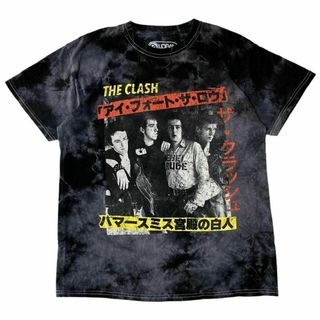 ミュージックティー(MUSIC TEE)のザ・クラッシュ パンクロック バンド半袖Tシャツ タイダイ x52(Tシャツ/カットソー(半袖/袖なし))