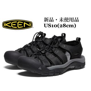 キーン(KEEN)のKEEN キーン NEWPORT ニューポート ブラック グレー サンダル(サンダル)