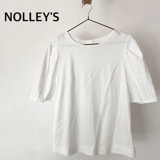 NOLLEY'S - ノーリーズ　ホワイト系　半袖　Tシャツ　カットソー　トップス　綿