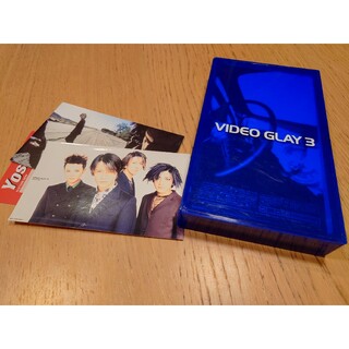 GLAY　VIDEO GLAY3 初回限定ステッカー付 VHSビデオテープ(ミュージシャン)