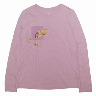 ナイキ(NIKE)の美品 ナイキ NIKE プリント Tシャツ カットソー ロンT 長袖 M(Tシャツ(長袖/七分))