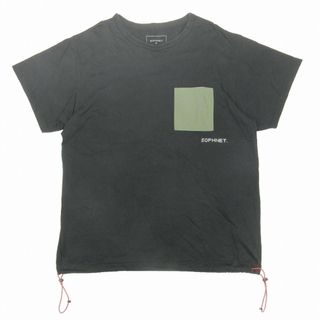 SOPHNET. - 美品 19SS ソフネット ヘム コード ビッグポケット Tシャツ M