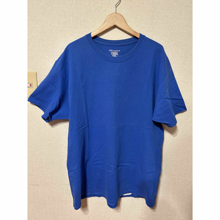 チャンピオン(Champion)のChampion チャンピオン 青 半袖 ビックTシャツ XLサイズ 古着感(Tシャツ/カットソー(半袖/袖なし))