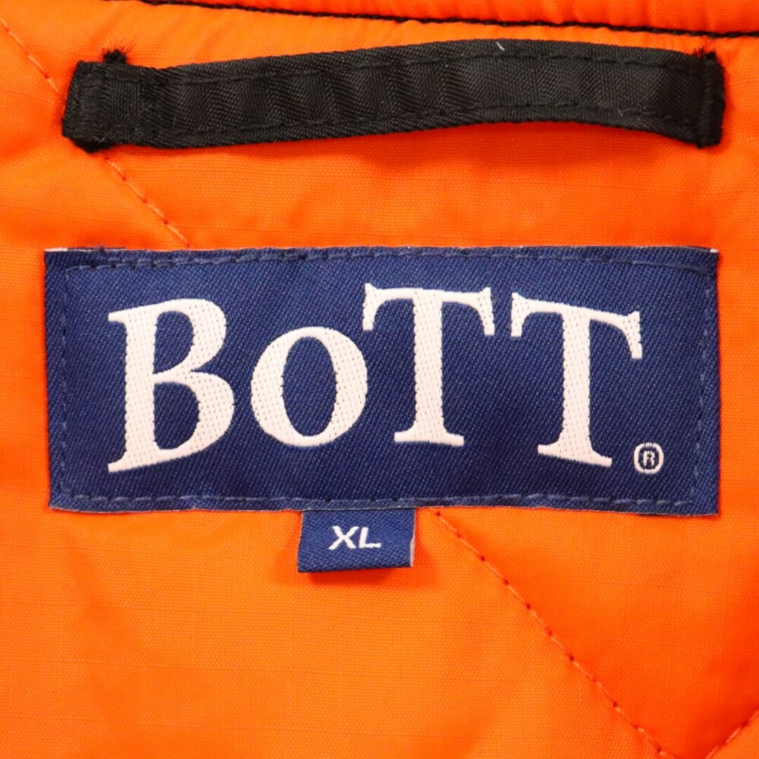 BoTT ボット 23AW Nylon Flight Jacket ナイロン フライト ジャケット 中綿 ブルゾン ブラック 233BoTT02 メンズのジャケット/アウター(フライトジャケット)の商品写真