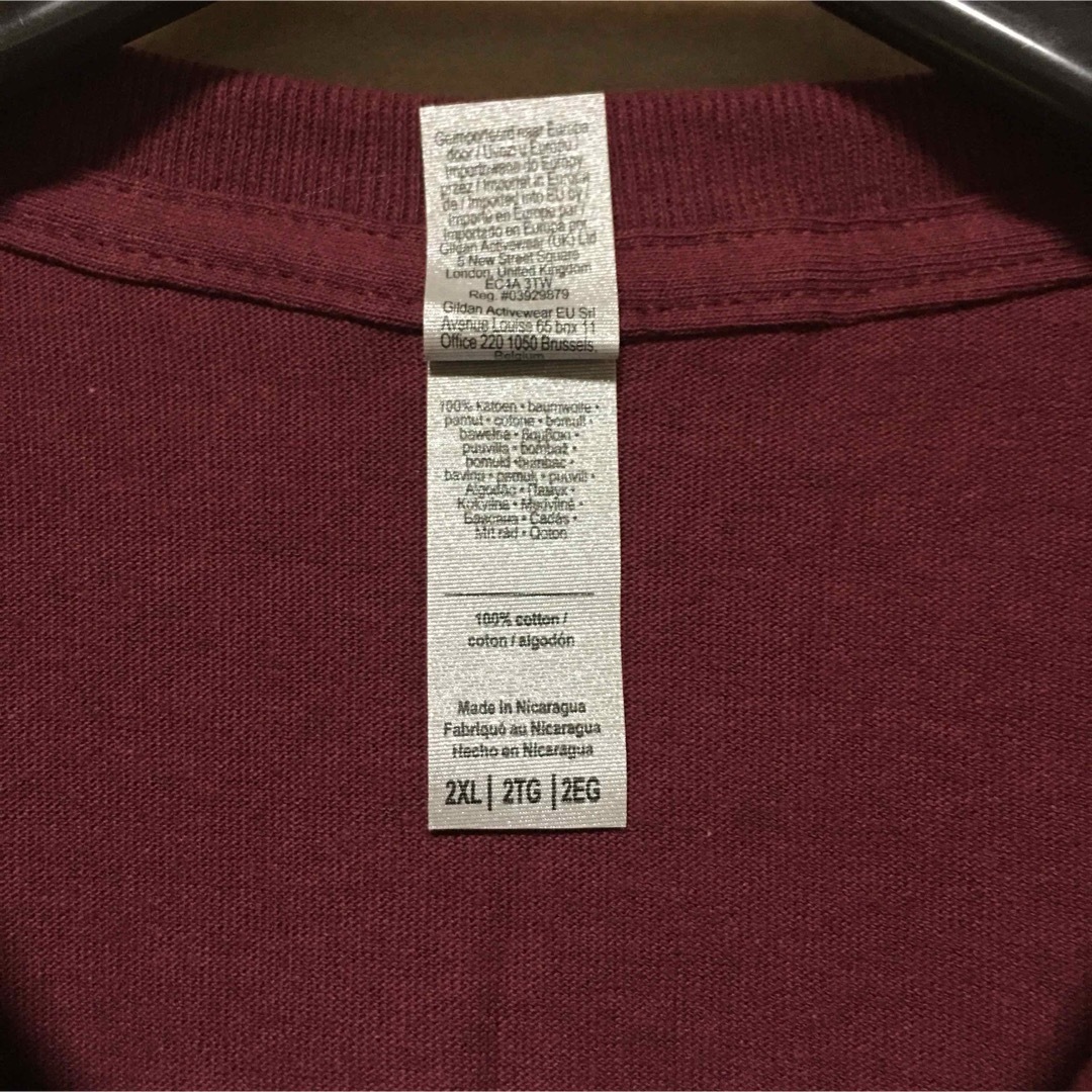 GILDAN(ギルタン)の新品 GILDAN ギルダン 半袖Tシャツ マルーン 2XL メンズのトップス(Tシャツ/カットソー(半袖/袖なし))の商品写真