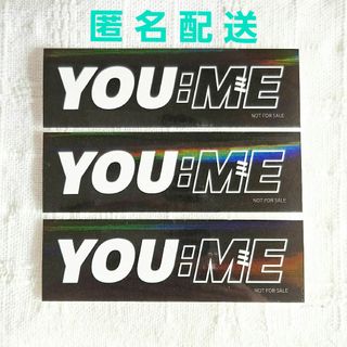 ME:I CD購入特典【YOU:ME ステッカー ３枚セット】(アイドルグッズ)