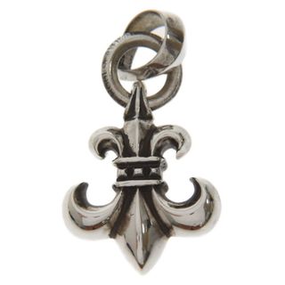 Chrome Hearts - CHROME HEARTS クロムハーツ BS FLUER W/BALE/BSフレアペンダント Wベイル/ペンダントネックレストップ シルバー