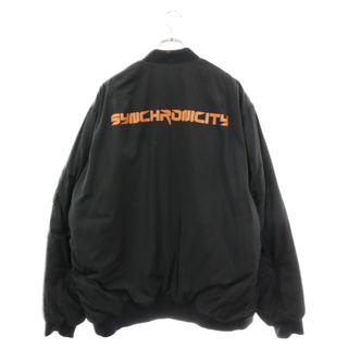 RAF SIMONS ラフシモンズ 21AW Synchronicity Bomber Jacket シンクロニシティ  ジップアップボンバー ジャケット ブラック 212-M621A