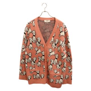 CELINE セリーヌ 22SS Artist Jacquard Cardigan In Brushed Cotton エイミー・ドリアン ブラッシュドコットンアーティストジャガードカーディガン ピンク 2A94W531Q