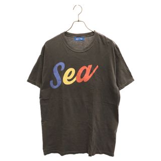 ウィンダンシー(WIND AND SEA)のWIND AND SEA ウィンダンシー ロゴプリント 半袖Tシャツ カットソー チャコールグレー(Tシャツ/カットソー(半袖/袖なし))