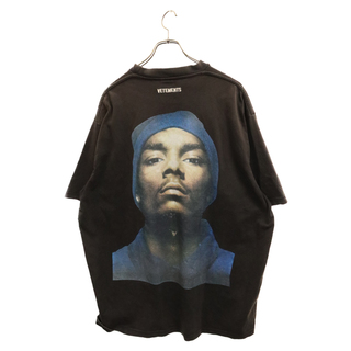 VETEMENTS ヴェトモン 16AW Snoop Dogg スヌープドッグ 半袖Tシャツ カットソー WF17TP14 ブラック(Tシャツ/カットソー(半袖/袖なし))