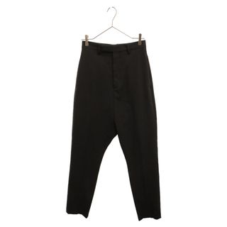 リックオウエンス(Rick Owens)のRick Owens リックオウエンス 17SS Black Wool Dropped trousers ブラック ウール ドロップ パンツ RU17S9352 ブラック(その他)