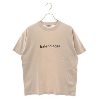 バレンシアガ(Balenciaga)のBALENCIAGA バレンシアガ 20SS NEW COPYRIGHT TEE 612965 TIV54 フロントロゴプリント 半袖Tシャツ ベージュ(Tシャツ/カットソー(半袖/袖なし))