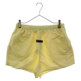 FOG Essentials エフオージー エッセンシャルズ Nylon Short Light Tuscan ラバーロゴハーフパンツ ショーツ ライトイエロー(ショートパンツ)