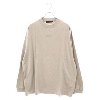 FOG Essentials エフオージー エッセンシャルズ LS Tee Core Heather フロントロゴ クルーネックカットソー 長袖 ブラウン(Tシャツ/カットソー(七分/長袖))