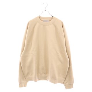 FOG Essentials エフオージー エッセンシャルズ Tan Cotton Sweatshirt タンコットン スウェットシャツ フロントロゴ ベージュ(スウェット)