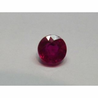 天然ピジョンブラッドルビー　0.43 ct（強蛍光発光）ミャンマー産 #5810(その他)