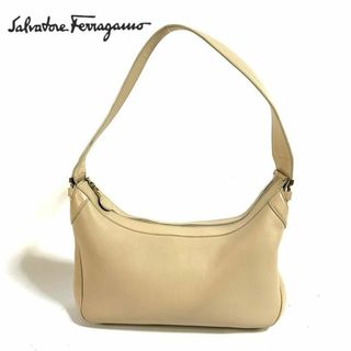 サルヴァトーレフェラガモ(Salvatore Ferragamo)の【美品】フェラガモ レザー ワンショルダーバッグシルバー金具 イタリア製(トートバッグ)