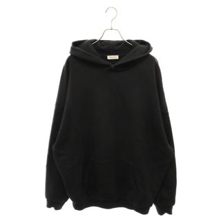 FEAR OF GOD - FEAR OF GOD フィアオブゴッド ETERNAL COTTON FLEECE  HOODIE エターナル ボタン付きフーディー パーカー ブラック FGE50004AFLC