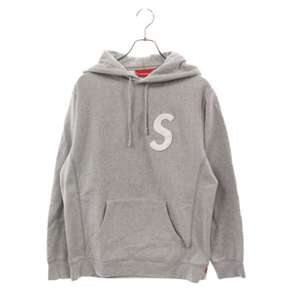 シュプリーム(Supreme)のSUPREME シュプリーム 20SS S Logo Hooded Sweatshirt Sロゴパッチプルオーバースウェットパーカー グレー(パーカー)