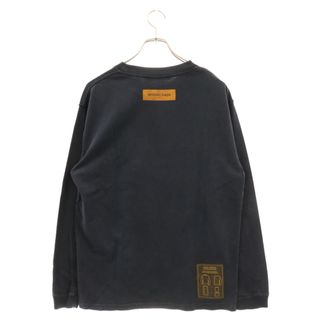 ルイヴィトン(LOUIS VUITTON)のLOUIS VUITTON ルイヴィトン 20AW バックパッチインサイドアウトロングスリーブ長袖Tシャツ ネイビー RM202Q JYN HIY46W(Tシャツ/カットソー(七分/長袖))