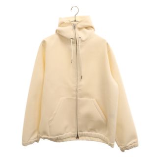 sacai - Sacai サカイ 24SS Suiting Bonding Hoodie ボンディング地 ジップアップフーディー パーカー アイボリー 24-03270M