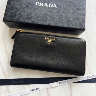 プラダ(PRADA)の394 美品 PRADA プラダ  L字ファスナー 長財布(財布)