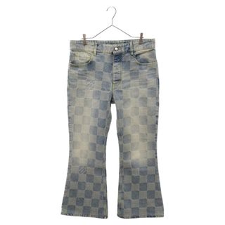 LOUIS VUITTON - LOUIS VUITTON ルイヴィトン 24SS ダミエ デニム ブーツカット デニムパンツ RM241 GRT HQD70E インディゴ