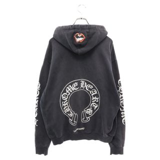 CHROME HEARTS クロムハーツ MATTY BOY Chomper Horseshoe Hoodie マッティボーイ チョンパー ホースシュー フーディ プルオーバーパーカー ブラック