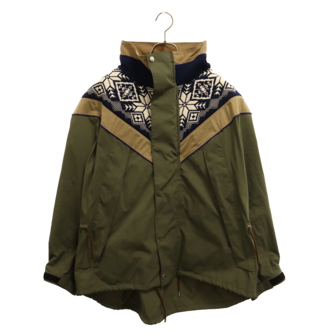 kolor - kolor カラー 24SS ニットドッキングナイロンジャケット kolor - kolor カラー 24SS ニットドッキングナイロンジャケット