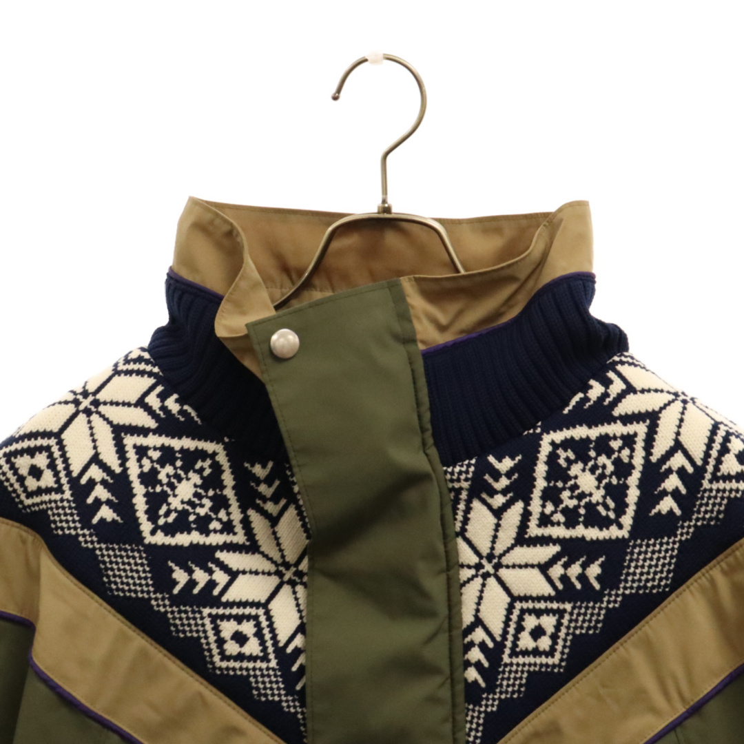kolor - kolor カラー 24SS ニットドッキングナイロンジャケット kolor - kolor カラー 24SS ニットドッキングナイロンジャケット