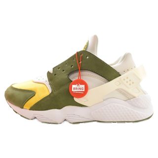 ナイキ(NIKE)のNIKE ナイキ ×STUSSY AIR HUARACHE LE DESERT OAK ステューシー エアハラチ デザートオーク ローカットスニーカー US8.5/26.5cm カーキ/ホワイト DD1381-300(スニーカー)